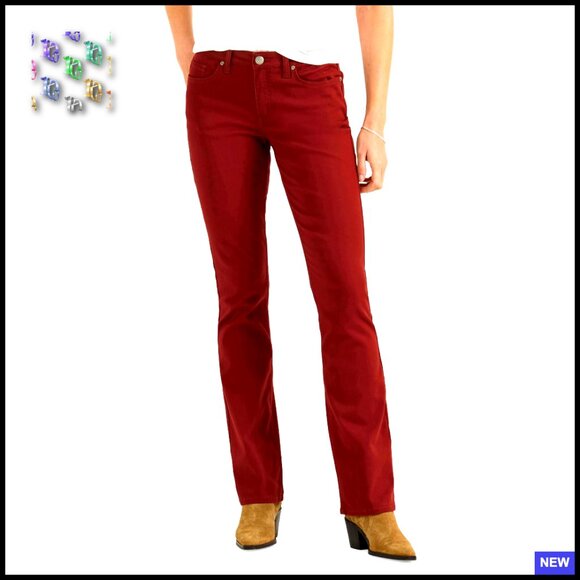 Mid Rise Bootcut Jeans Regular Fit Classic Denim Y2K Retro Chic